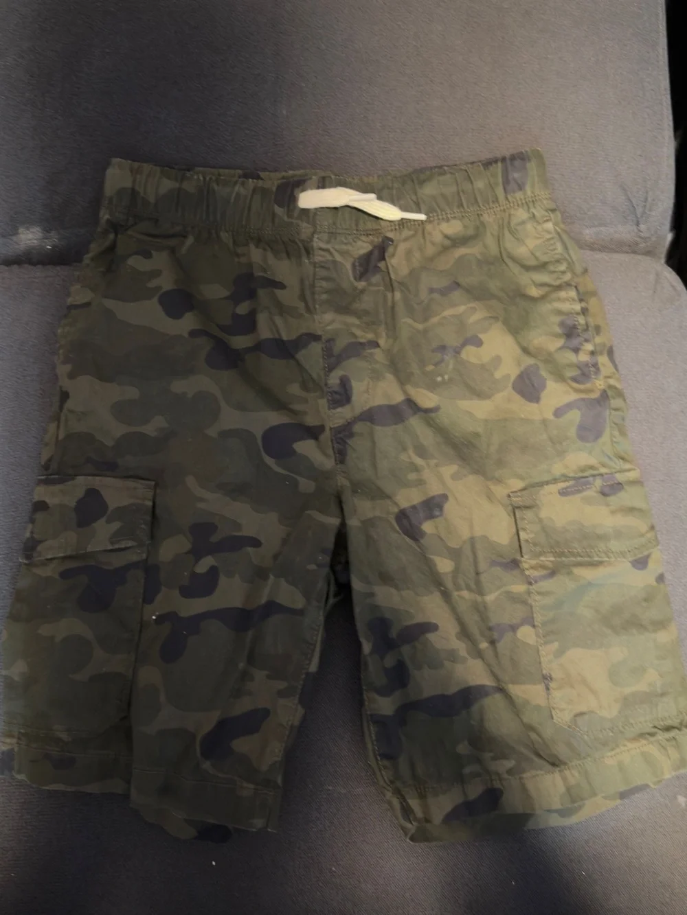 Old Navy Camouflage Cargo Men’s Shorts - Olive Camo